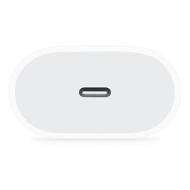 Apple Type-C 20W Power Adapter, Fast Power Adapter, White 