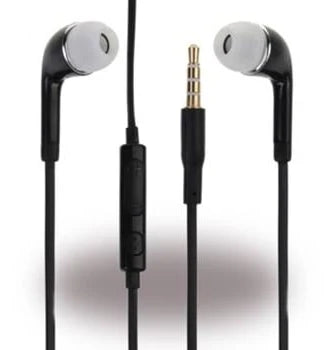 Wired 3.5mm In-Ear Headphones with Microphone, 1.2m Cable, Black