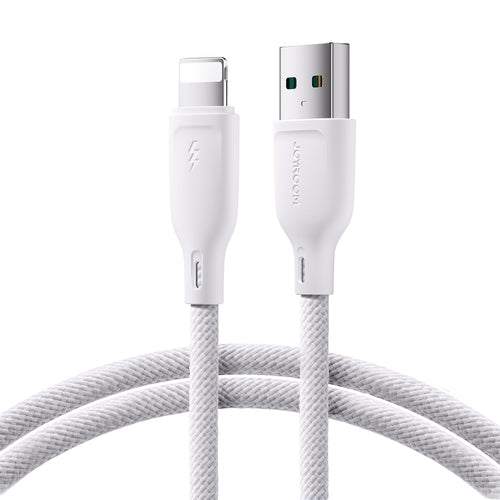 Joyroom Multi-Color Series S-A34 USB-A to Lightning 3A Cable 1m - White
