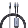 Joyroom Speedy Series S-A21 2 in 1 USB-C - 100W USB-C / USB-C Cable 1.5m - Black