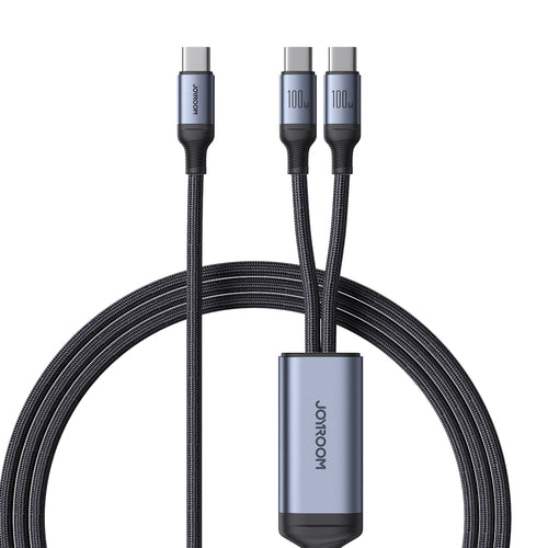 Joyroom Speedy Series S-A21 2 in 1 USB-C - 100W USB-C / USB-C Cable 1.5m - Black