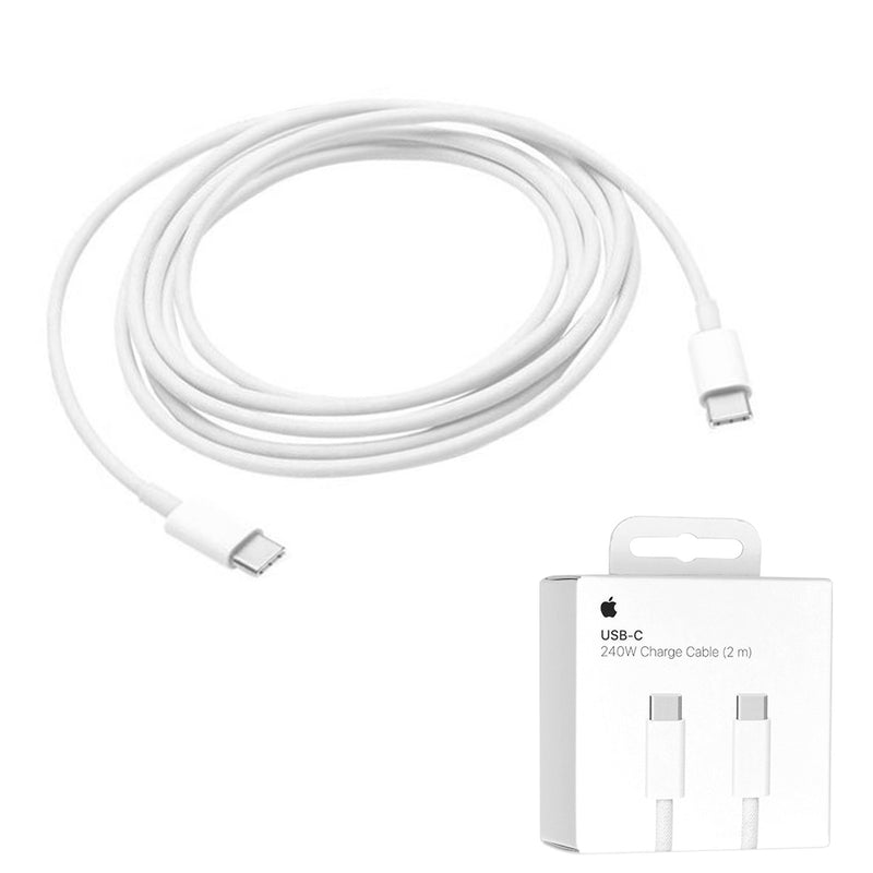 USB-C to USB-C Data Cable 240W 2m, Super Fast Charging, White