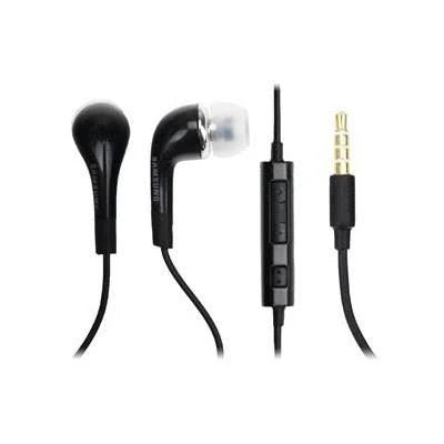 Wired 3.5mm In-Ear Headphones with Microphone, 1.2m Cable, Black