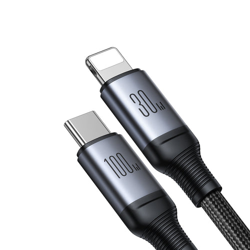 Joyroom Speedy Series S-A21 2in1 USB-C - USB-C / Lighting Cable 100W 1.5m - Black