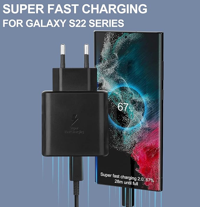 45W Fast Charger with 200cm Cable 