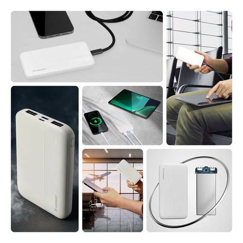 Wozinsky powerbank Li-Po 10000mAh 2 x USB white (WPBWE1) 