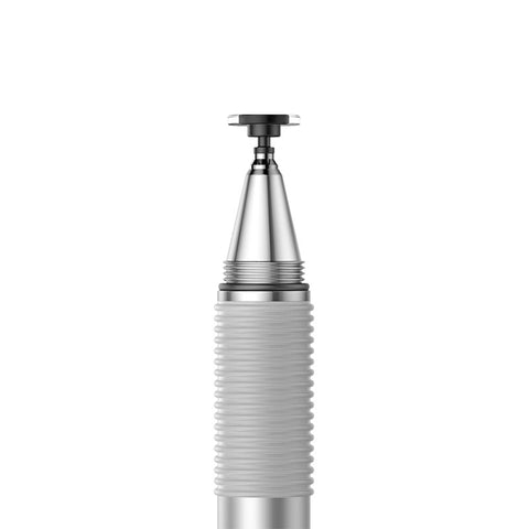 Baseus Golden Cudgel ACPCL-0S double-sided stylus for tablets, phones with gel pen - silver