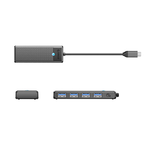 Orico PAPW4A-C3 USB-A Hub Docking Station 4x USB-A 3.0 - Black