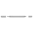 Baseus Golden Cudgel ACPCL-0S dual pen for tablets and phones with gel pens - silver