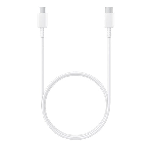 USB-C to USB-C 3A Cable, 1m, Fast Charging and Data Transfer, White