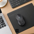 Baseus F02 Ergonomic Dual-Mode Wireless Mouse | Bluetooth 5.2 and 2.4Ghz Connectivity, Silent Buttons, 5 DPI Modes - Black