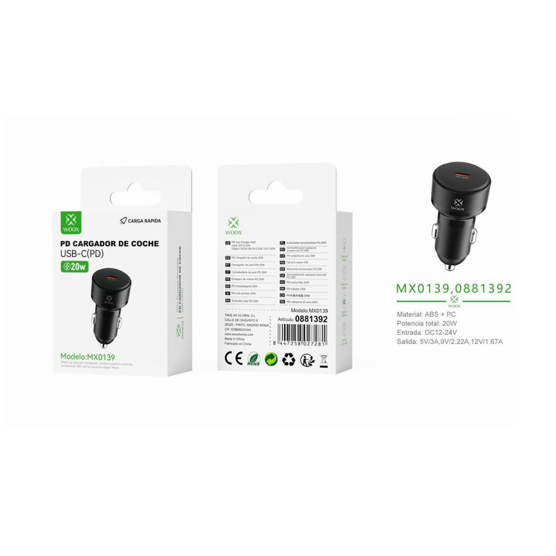 PD Individual 20W Trainer Charger without cable, black - MX0139 NE