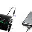Baseus Audio Converter adapter from USB-C to USB-C port + 3.5 mm headphone jack black 