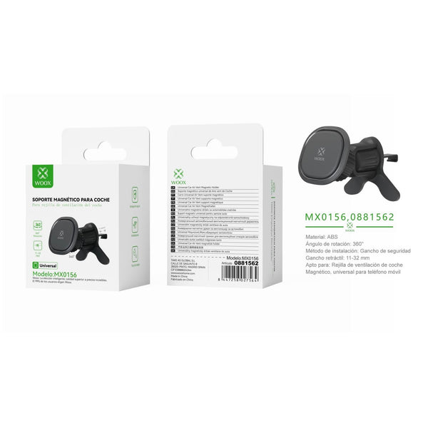 Telephone support with car ventilation with im¨¢n 4N40 3200gs-black - MX0156