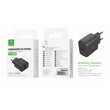 USB wall charger ¨2 single EU 5 V/2.4 A without cable - black - MX0066 NE
